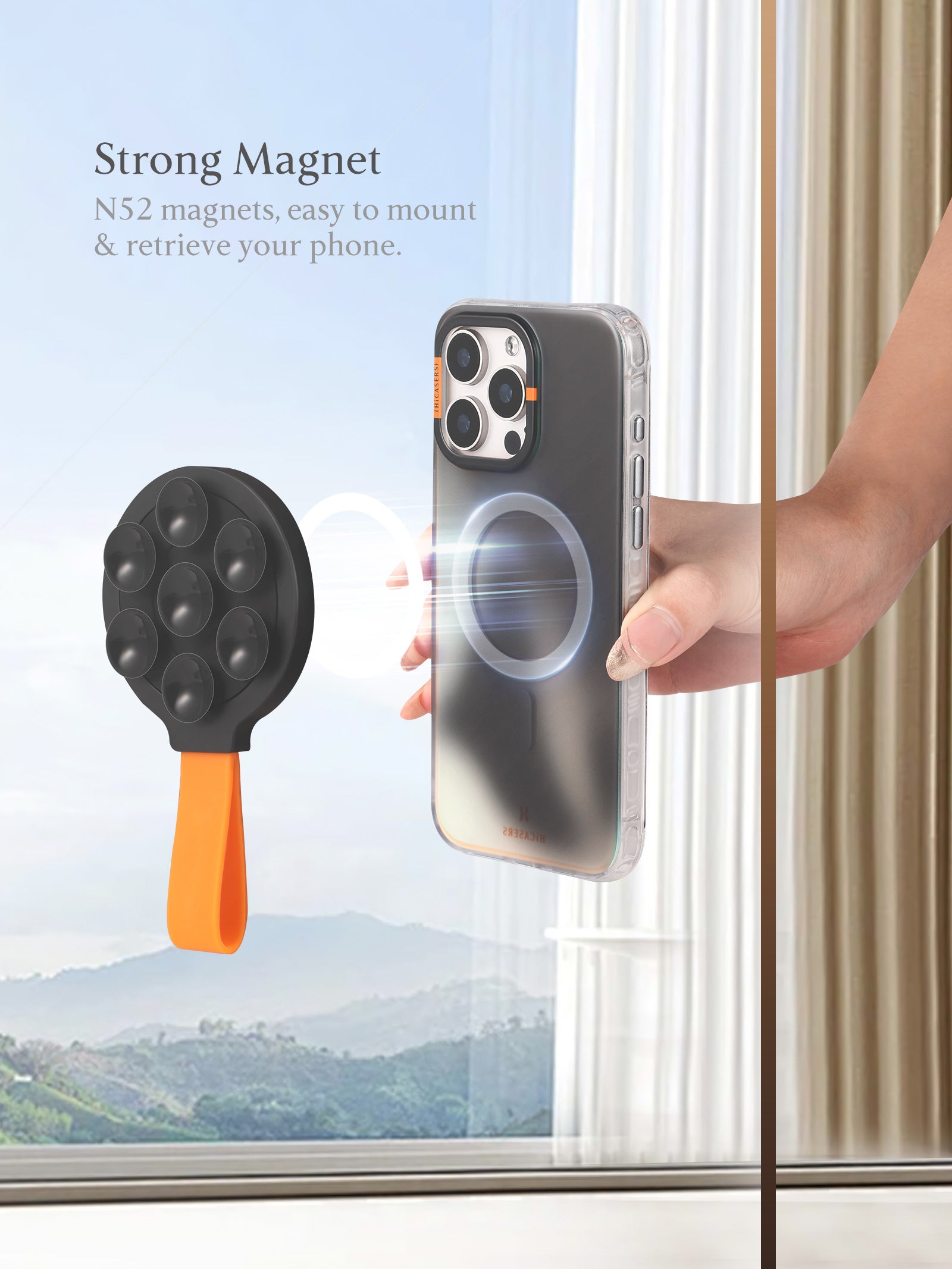 Magnetic Suction Phone Mount